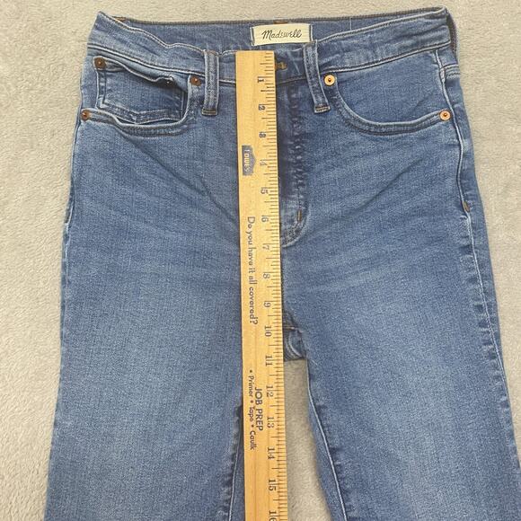 Madewell Jeans‎ Womens 25 Blue Cali Demi Boot Cut Mid Rise Medium Wash Denim - Picture 4 of 10